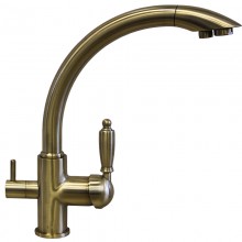 Смеситель Ukinox UM2193, Bronze с каналом д/питьевой воды