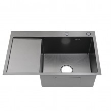 Мойка FMARK6550Q-R 650/500 правая графит