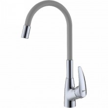 Смеситель/кухня  LEMARK LM0415C-Gray "LINARA" с гибким изливом