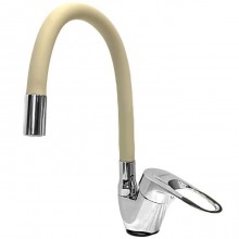 Смеситель/кухня Rainsberg R3193-6 с гибким изливом молочный